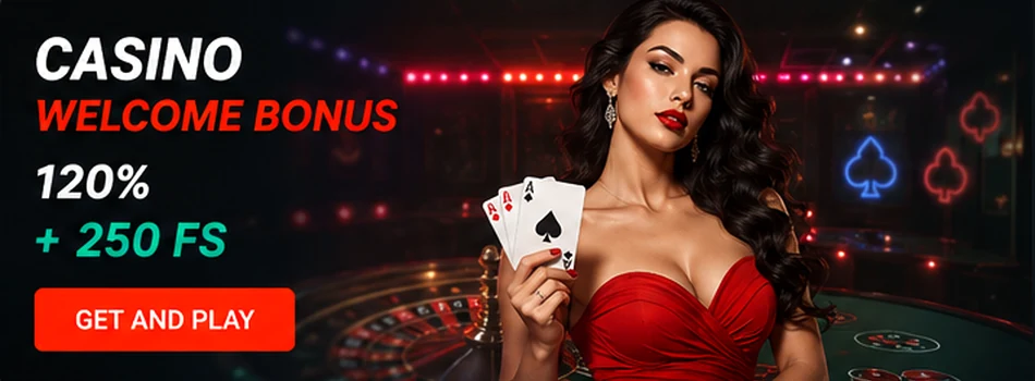 Pin-Up casino bonus 120 percent plus 250 free spins